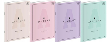 INT ZESZYT A5 60# 90G ACADEMY PASTEL 299208