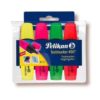***PELIKAN ZAKREŚLACZ 490 KPL-4SZT 814058