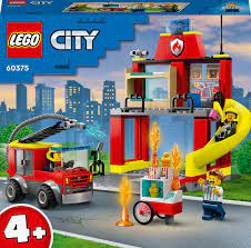 LEGO 60375 CITY Remiza strażacka i wóz strażack