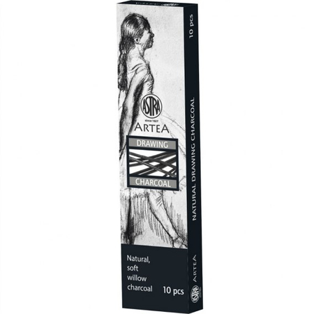 ASTRA WĘGIEL RYSUNKOWY NAT.3-6MM 10SZT 115004