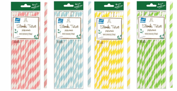 RV SŁOMKI PAPIEROWE TWIST 12SZT