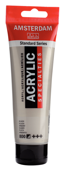FARBA AKRYL.AMSTERDAM 800 SILVER 120ML
