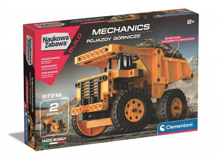Clementoni Naukowa zabawa. Mechanics Pojazdy górnicze 50715
