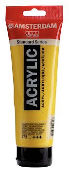 FARBA AKRYL.250ML 272 T.YELLOW MEDIUM AMSTERDAM