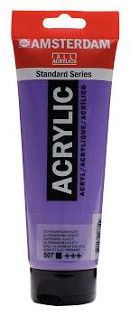 FARBA AKRYL.250ML 507 ULTR.VIOLET AMSTERDAM