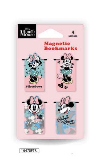 DISNEY FASHION ZAKŁADKI MAGNETYCZNE 4SZT MINNIE MOUSE 16470