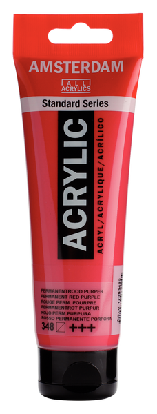 FARBA AKRYL.AMSTERDAM 348 PERM.RED.PURPLE 120ML