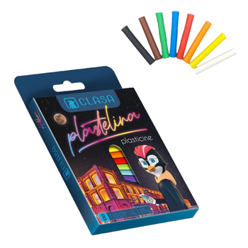 ***CLASA PLASTELINA 8 KOL XL 135G 8762