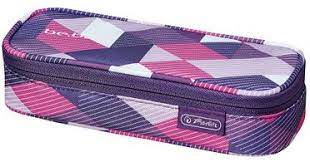 ***PIÓRNIK KOSMETYCZKA BE.BEAG CUBE PURPLE CHECKED