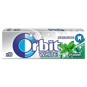 WRIGLEY ORBIT WHITE SPEARMINT 14G