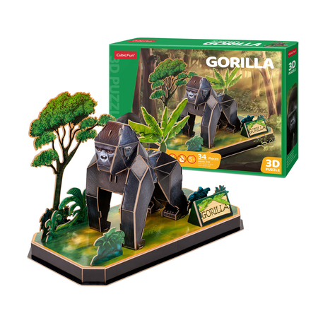 Puzzle 3D Zwierzęta Goryl 859H Cubic Fun