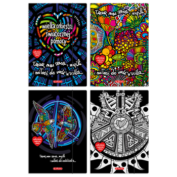 WOŚP TECZKA RYSUNKOWA A4 Z GUMKĄ 9566977