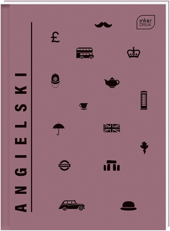 BRULION A5 80KART JĘZYK ANGIELSKI