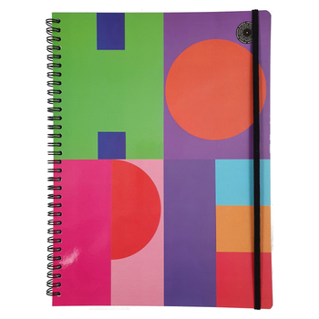 ZO BRULION NA SPIRALI 66K A4 KRATKA FULL COLOR 21N4