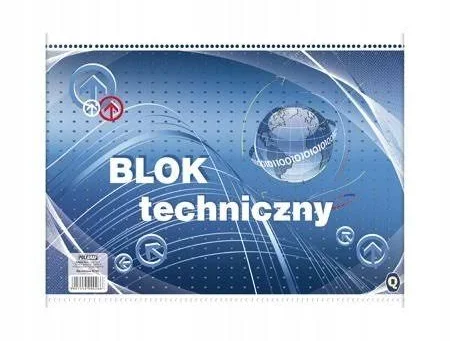 BLOK RYS.A3 BIAŁY 10SZT POLIGRAF