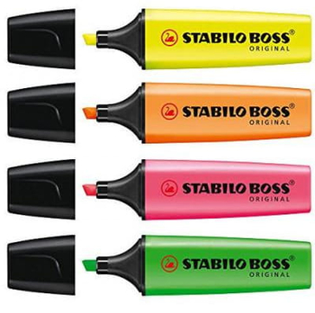 ZAKREŚLACZ STABILO BOSS 4KOL 70/4