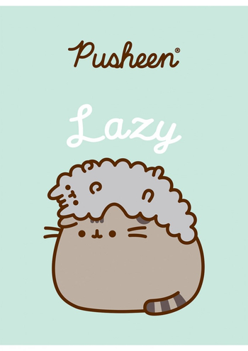 MAJ24 ZESZYT A4 32K KRATKA LAMINOWANY PUSHEEN 675249
