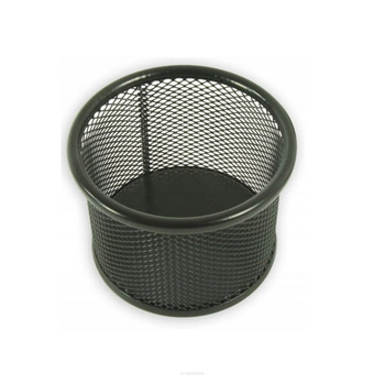 TETIS PRZYBORNIK ŚREDNI OKRĄGŁY CZARNY BV504-V