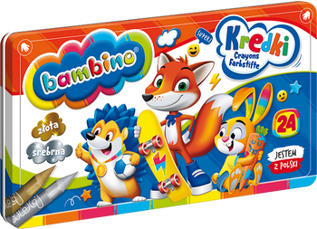 KREDKI BAMBINO 24KOL METAL 0195/5020