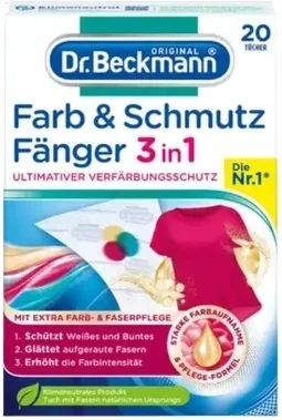 DR.BECKMANN CHUST.DO PRANIA KOLOR 20SZT