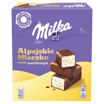 MZ MILKA ALPEJSKIE MLECZKO VANILLIOWE. 330G