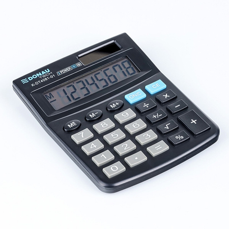 DONAU TECH KALKULATOR CZARNY K-DT4081-01
