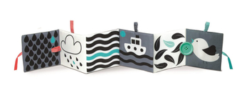 CLEMENTONI CZARNO BIAŁA KSIĄŻECZKA KONTRATOWA