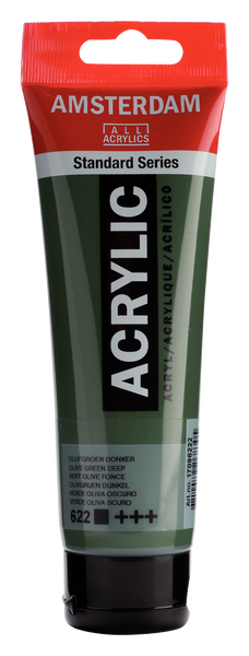 FARBA AKRYL.AMSTERDAM 622 OLIVE GREEN 120ML