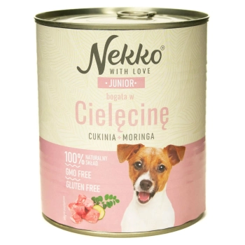 NEKKO JUNIOR 800G CIELĘCINA CUKINIA MORINGA