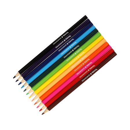 COLORINO KIDS KREDKI OŁÓWKOWE HEKSAGONALNE 12KOL 14687PTR