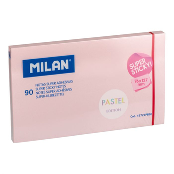 MILAN KARTECZKI PASTEL RÓŻ 127x76MM 90 SZT.41721P890