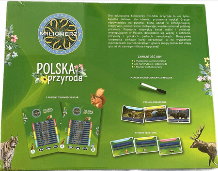 Milionerzy Polska przyroda gra edukacyjna 460097