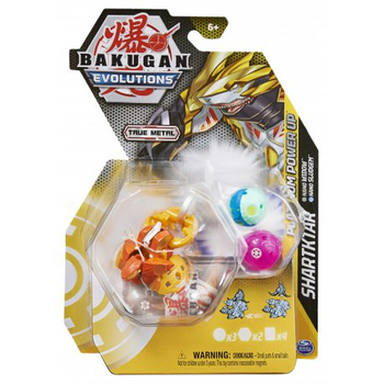 Bakugan Evolutions. Zestaw ekstra moc: kula + nanogans 6063394 Spin Master