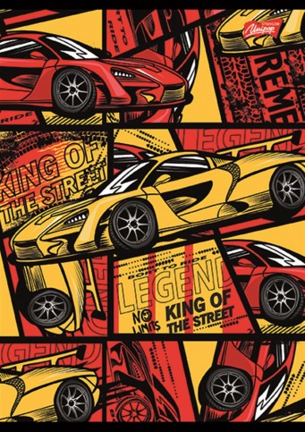 MAJ ZESZYT A5 16K KRATKA LAMINOWANY SPEED 675348 15 sztuk