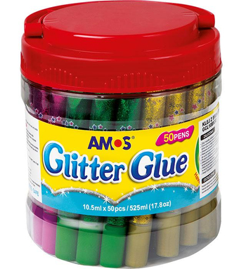 KLEJ Z BROKATEM AMOS 10BK50 10.5ML 50KOL. 170-2220