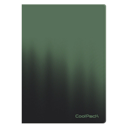 COOLPACK GRADIENT TECZKA CLEAR BOOK 20 KOSZULEK GRASS 32906