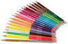 COLORINO KIDS KREDKI OŁOWKOWE TRÓJKATNE DWUKOLOROWE 24SZT 51705PTR