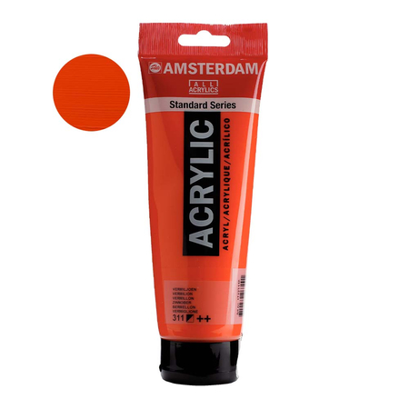 FARBA AKRYL.250ML 311 VERMILION AMSTERDAM