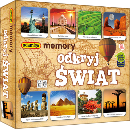 ADAMIGO ODKRYJ ŚWIAT - MEMORY