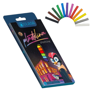 ***CLASA PLASTELINA 12 KOL. XL 200G 8786