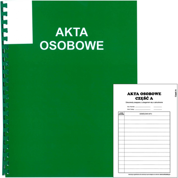 AKTA-02 TECZKI DO AKT OSOBOWYCH (CIENKIE 02)