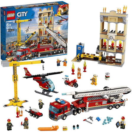 LEGO 60216 CITY STRAŻ POŻARNA W ŚRÓDMIEŚCIU (2019-2021)