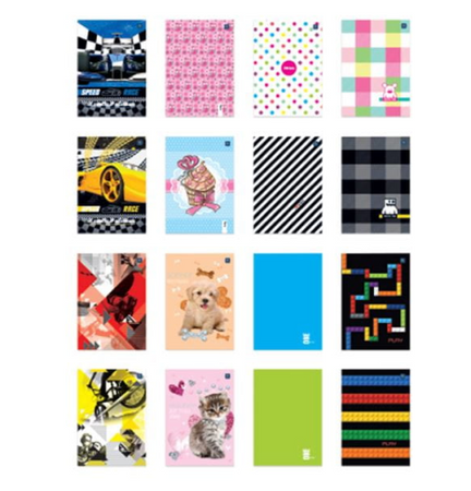 ZESZYT DO SŁÓWEK A6/16K KRATKA