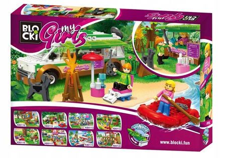 KLOCKI BLOCKI MyGirls WAKACYJNY CAMPER KB0112