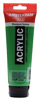 FARBA AKRYL.250ML 618 P.GREEN LIGHT AMSTERDAM