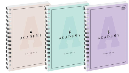 INT KOŁOZESZYT A4 100# 90G ACADEMY PASTEL 299352