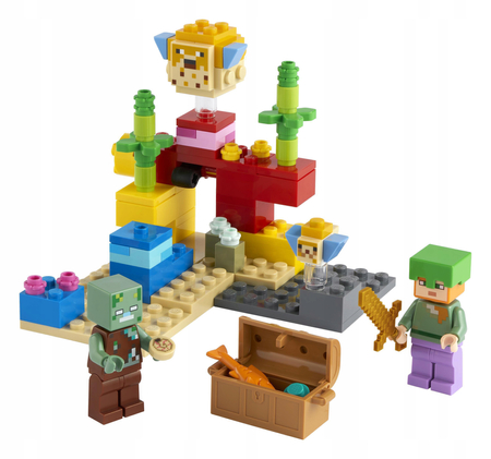 Lego 21164 Minecraft rafa koralowa