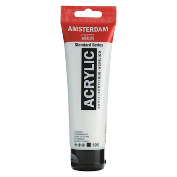 FARBA AKRYL.AMSTERDAM 105 TIT.WHITE 120ML