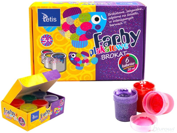 TETIS FARBY  PLAK BROKAT 20ML (6KOL) KF003-A