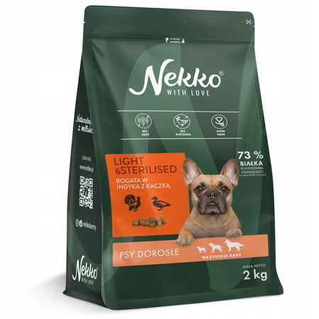 NEKKO GF LIGHT/STERILISED IND.KACZKA 2KG